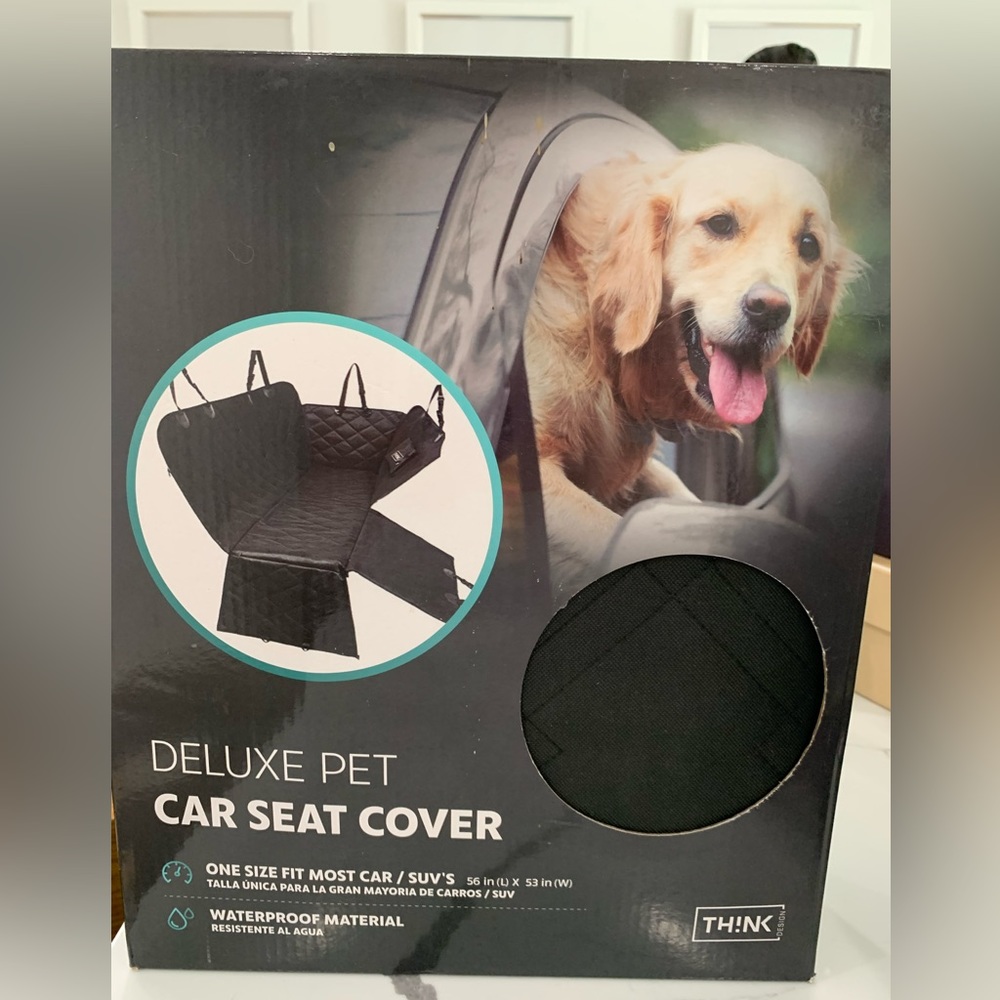 Deluxe pet car seat cover